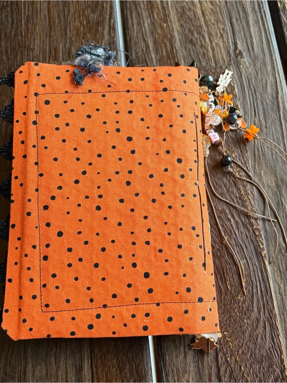 Halloween Junk Journal Small Handmade Decorated Black Cat Broom Witch Hat 3 Sig